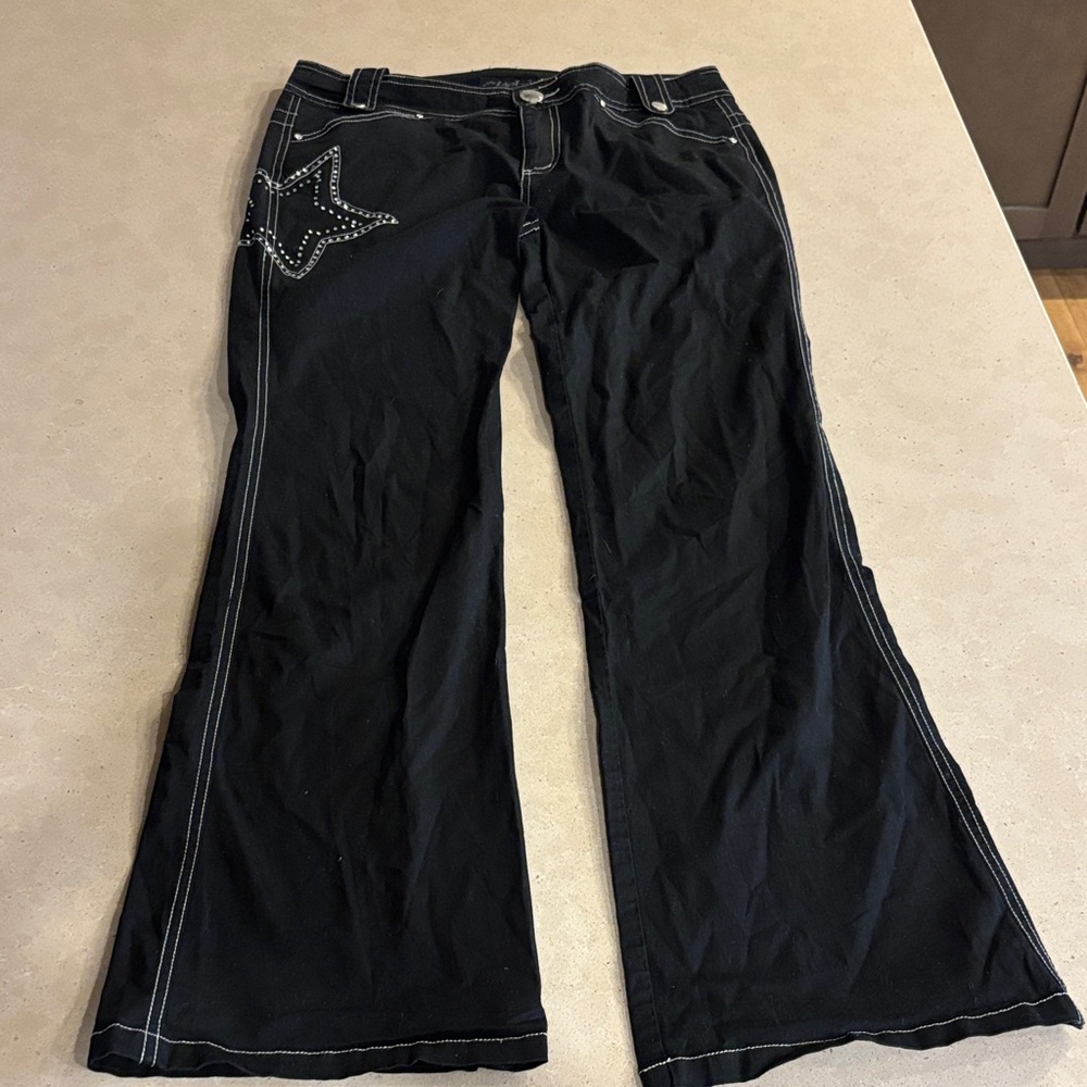 y2k bedazzled pants